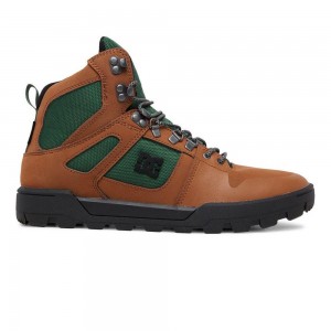 Botas DC Shoes Pure Hombre Marrones Verde | RUNZ-16703