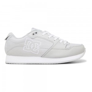 Zapatillas DC Shoes Alias Mujer Gris Blancas | XCDY-32687