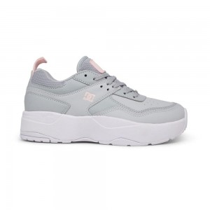 Zapatillas DC Shoes E.Tribeka Mujer Gris Rosas | FGRJ-64805