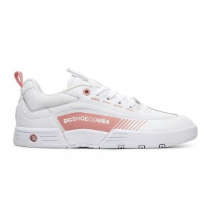 Zapatillas DC Shoes Legacy 98 Mujer Blancas Rosas | TXKG-37590