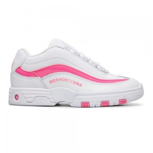 Zapatillas DC Shoes Legacy Lite Mujer Blancas Rosas | UKOE-93825