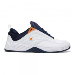 Zapatillas DC Shoes Williams Slim Hombre Blancas Azul Marino | JXAR-53974