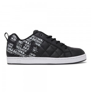 Zapatillas Skate DC Shoes Alliance Hombre Negras Blancas | LIMD-09157