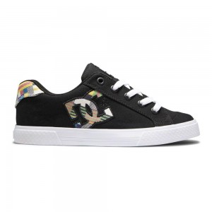 Zapatillas Skate DC Shoes Chelsea Mujer Negras Multicolor | NWFS-63192