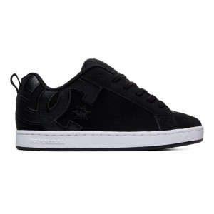 Zapatillas Skate DC Shoes Court Graffik Mujer Negras | MATQ-83065