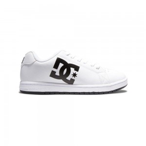 Zapatillas Skate DC Shoes Gaveler Hombre Blancas Negras | LPZD-98213