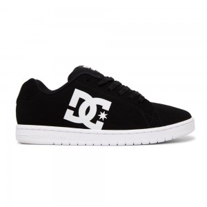 Zapatillas Skate DC Shoes Gaveler Hombre Negras Blancas | KSMR-16845