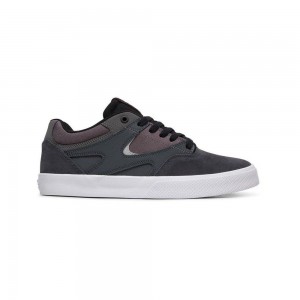 Zapatillas Skate DC Shoes Kalis Vulc Hombre Azul Marino Gris | FNGC-84015