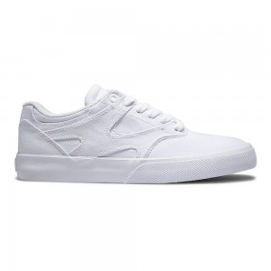 Zapatillas Skate DC Shoes Kalis Vulc Mujer Blancas | CIDY-60172