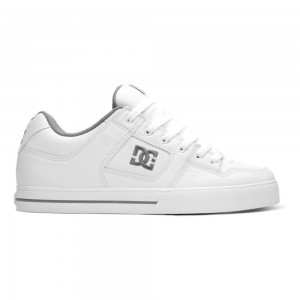 Zapatillas Skate DC Shoes Pure Hombre Blancas Gris | PYDO-75904