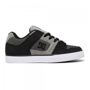 Zapatillas Skate DC Shoes Pure Hombre Negras Gris | ICOL-80972