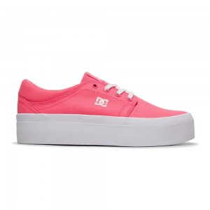 Zapatillas Skate DC Shoes Trase TX Mujer Rosas Oscuro | SEZM-79365