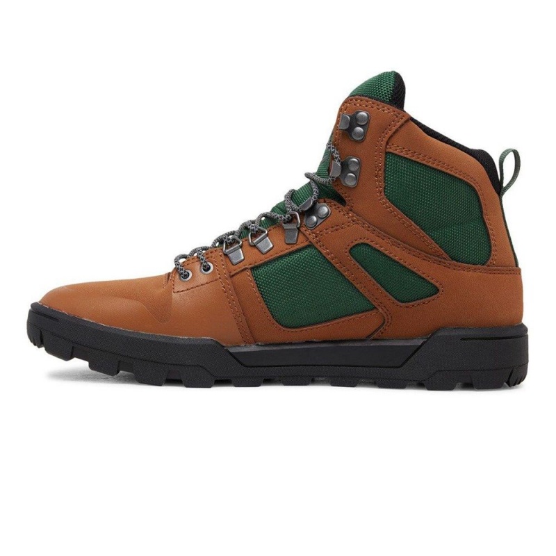 Botas DC Shoes Pure Hombre Marrones Verde | RUNZ-16703