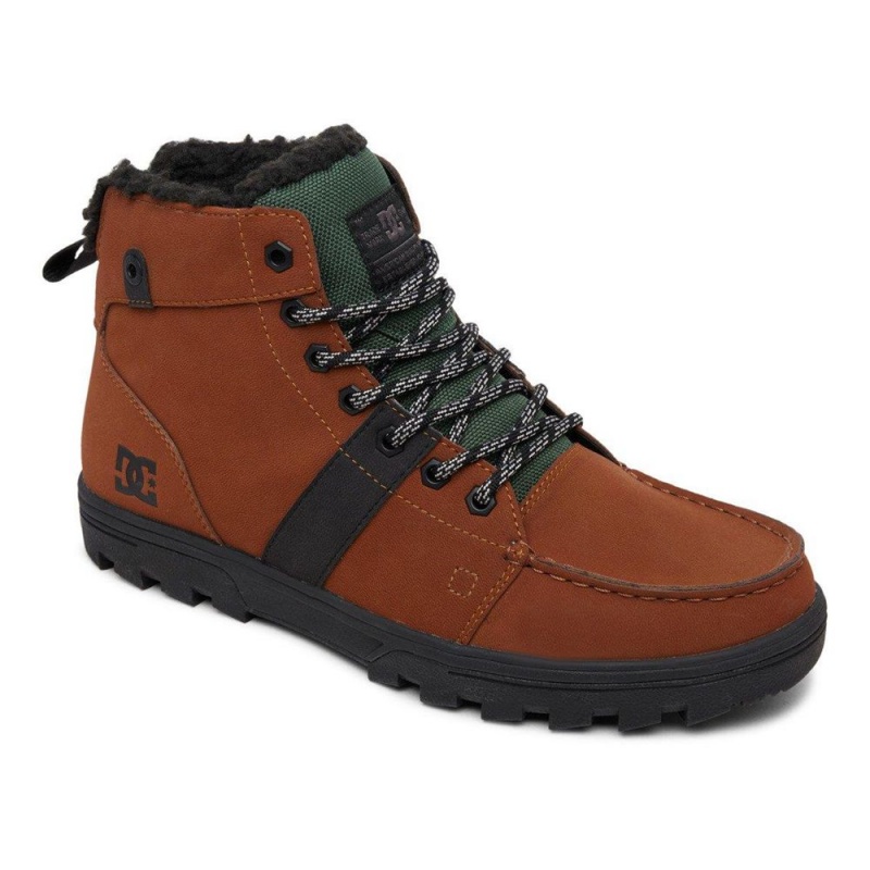 Botas DC Shoes Woodland Hombre Marrones Verde | GLHC-07538