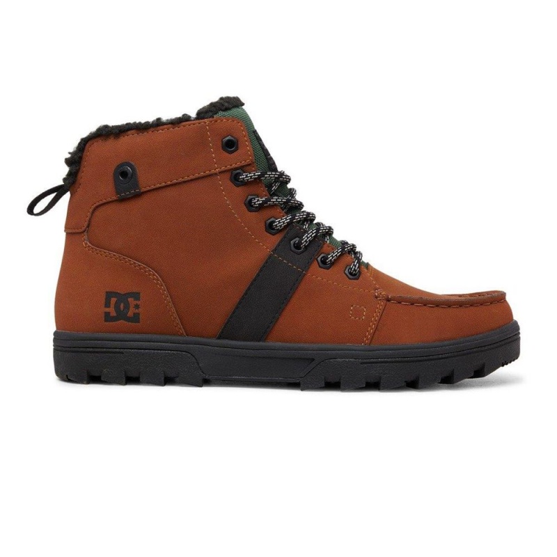 Botas DC Shoes Woodland Hombre Marrones Verde | GLHC-07538