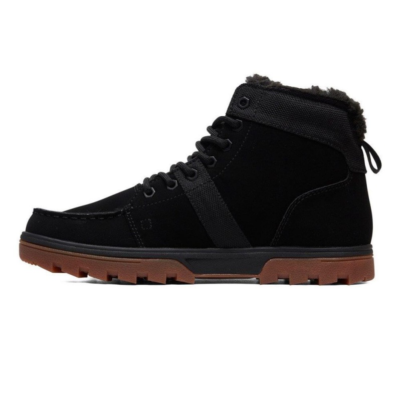 Botas DC Shoes Woodland Hombre Negras Marrones | HFMK-17823