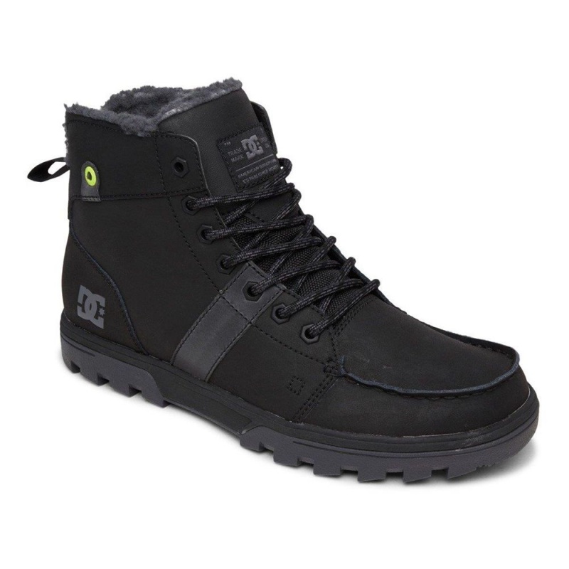 Botas DC Shoes Woodland Hombre Negras | GXED-42675