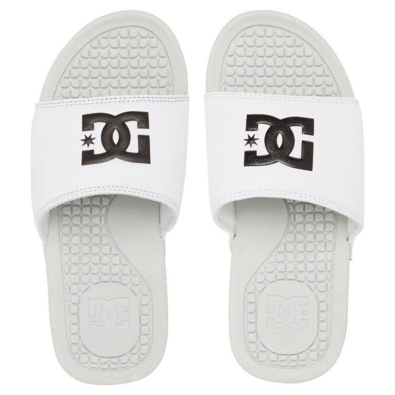 Sandalias DC Shoes Bolsa Hombre Blancas Negras | IOEZ-85426