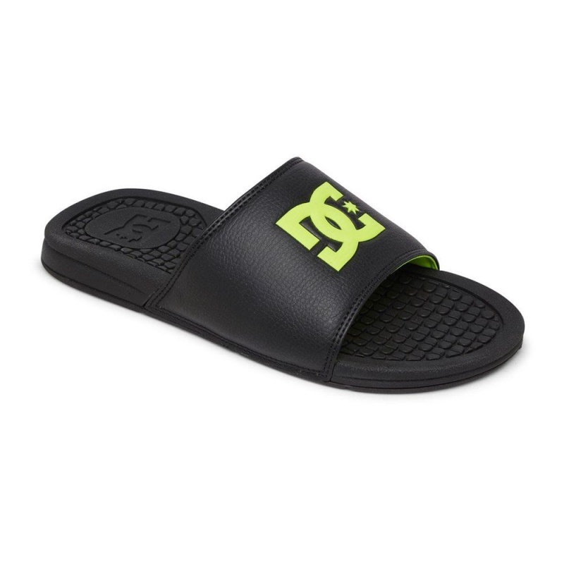 Sandalias DC Shoes Bolsa Hombre Negras Verde | YFAB-60289