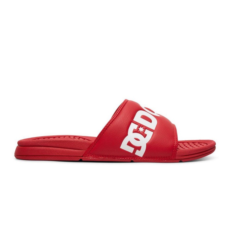 Sandalias DC Shoes Bolsa Hombre Rojas Blancas | DVPG-07264