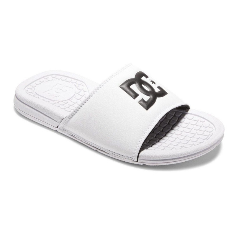 Sandalias DC Shoes Bolsa Mujer Blancas Negras | HQRG-46135