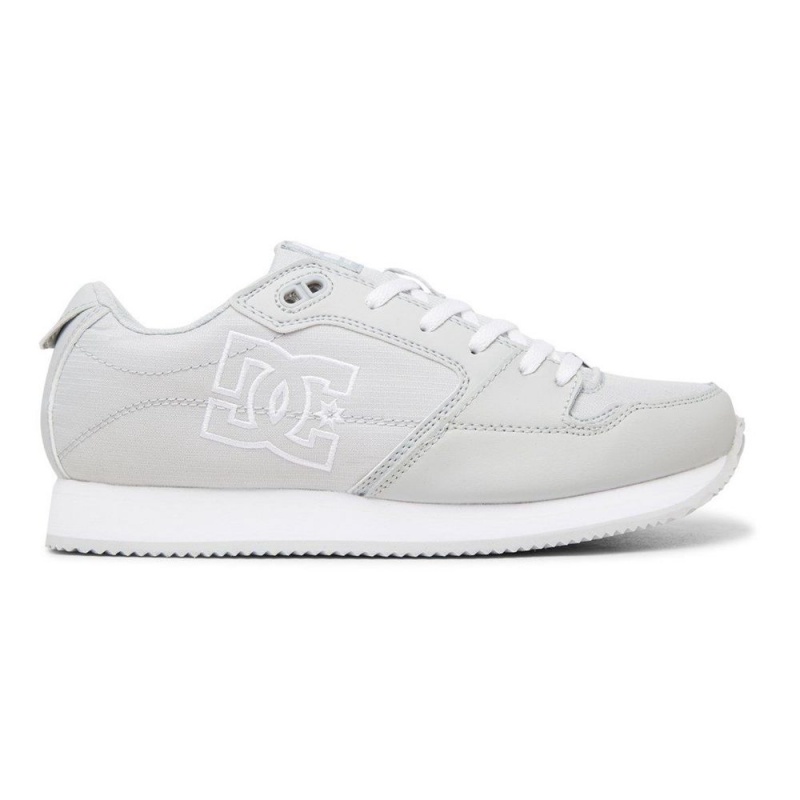 Zapatillas DC Shoes Alias Mujer Gris Blancas | XCDY-32687