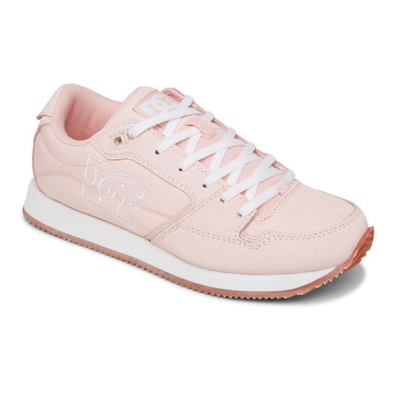 Zapatillas DC Shoes Alias Mujer Rosas Blancas | JARN-13287