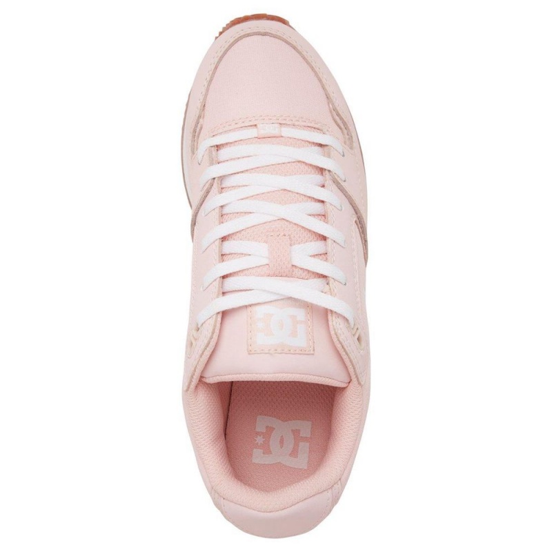 Zapatillas DC Shoes Alias Mujer Rosas Blancas | JARN-13287