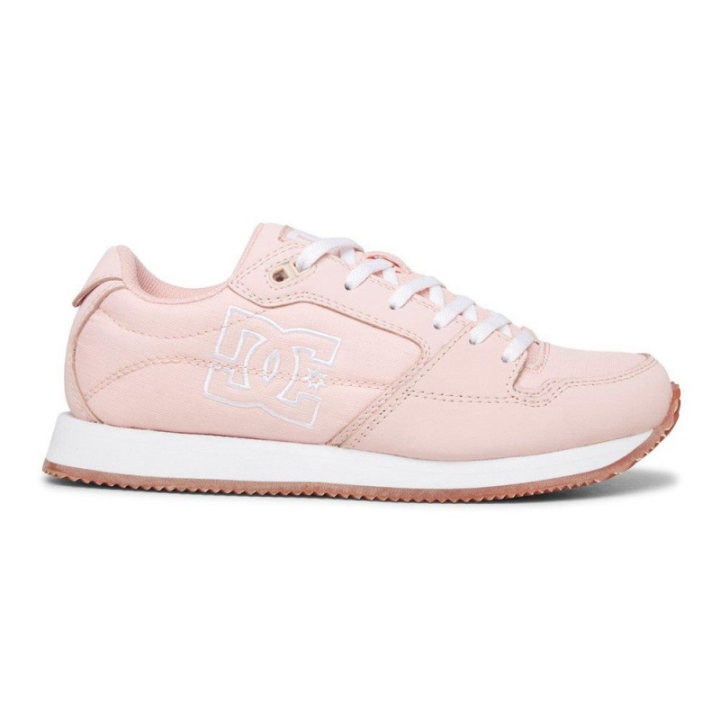 Zapatillas DC Shoes Alias Mujer Rosas Blancas | JARN-13287