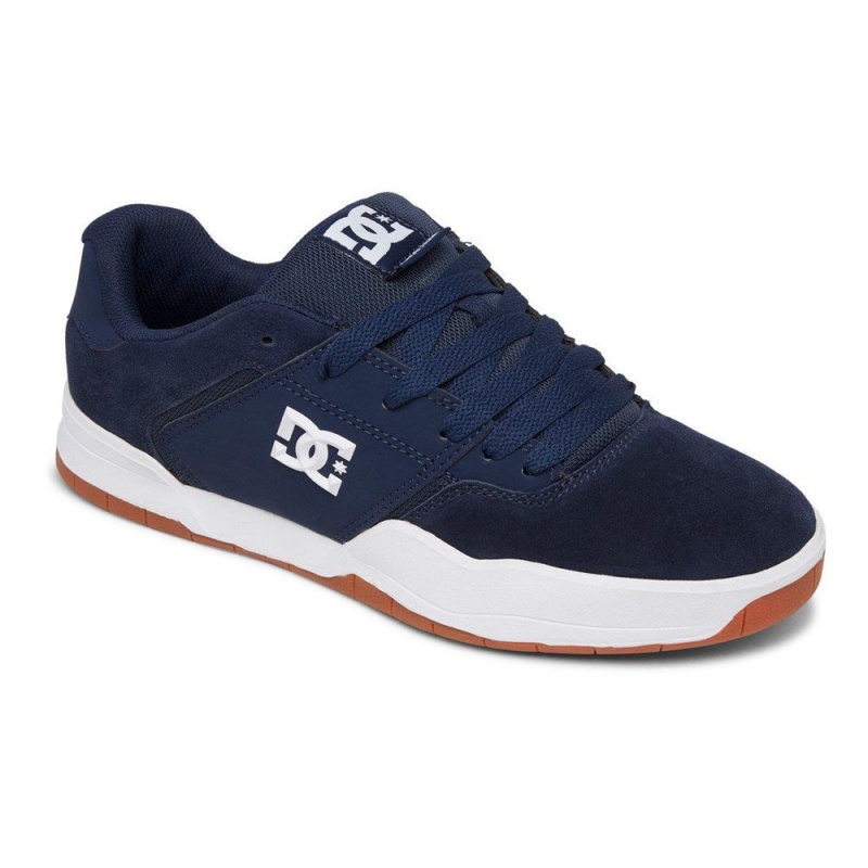 Zapatillas DC Shoes Central Hombre Azul Marino Blancas | UJZF-97346