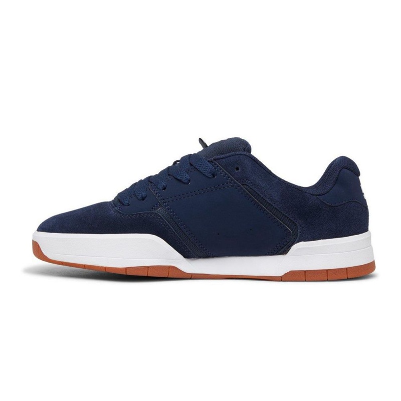 Zapatillas DC Shoes Central Hombre Azul Marino Blancas | UJZF-97346