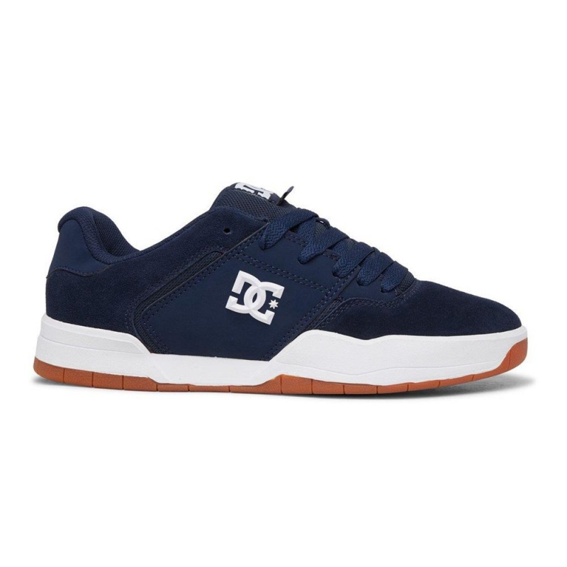 Zapatillas DC Shoes Central Hombre Azul Marino Blancas | UJZF-97346