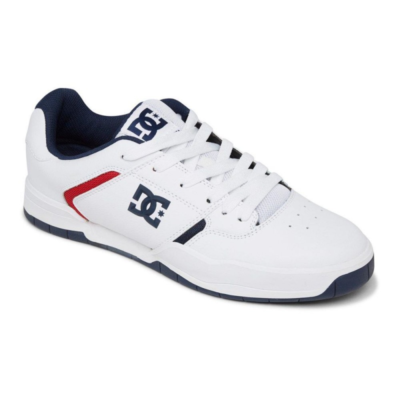 Zapatillas DC Shoes Central Hombre Blancas Azules | NCGQ-85179