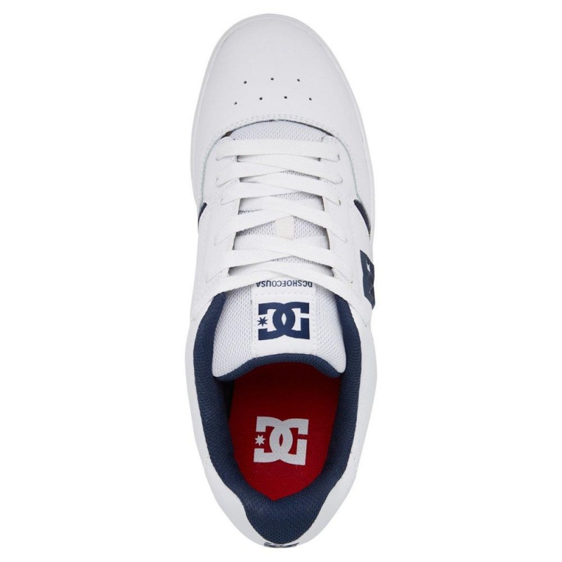 Zapatillas DC Shoes Central Hombre Blancas Azules | NCGQ-85179