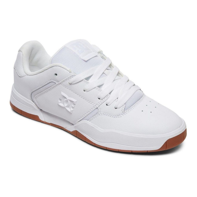 Zapatillas DC Shoes Central Hombre Blancas | YJCO-90421