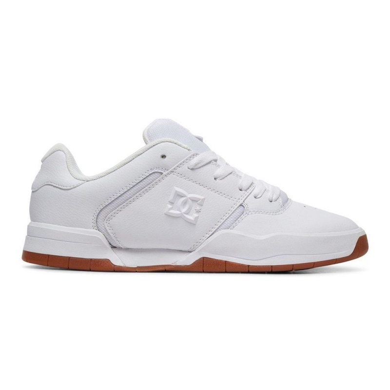 Zapatillas DC Shoes Central Hombre Blancas | YJCO-90421