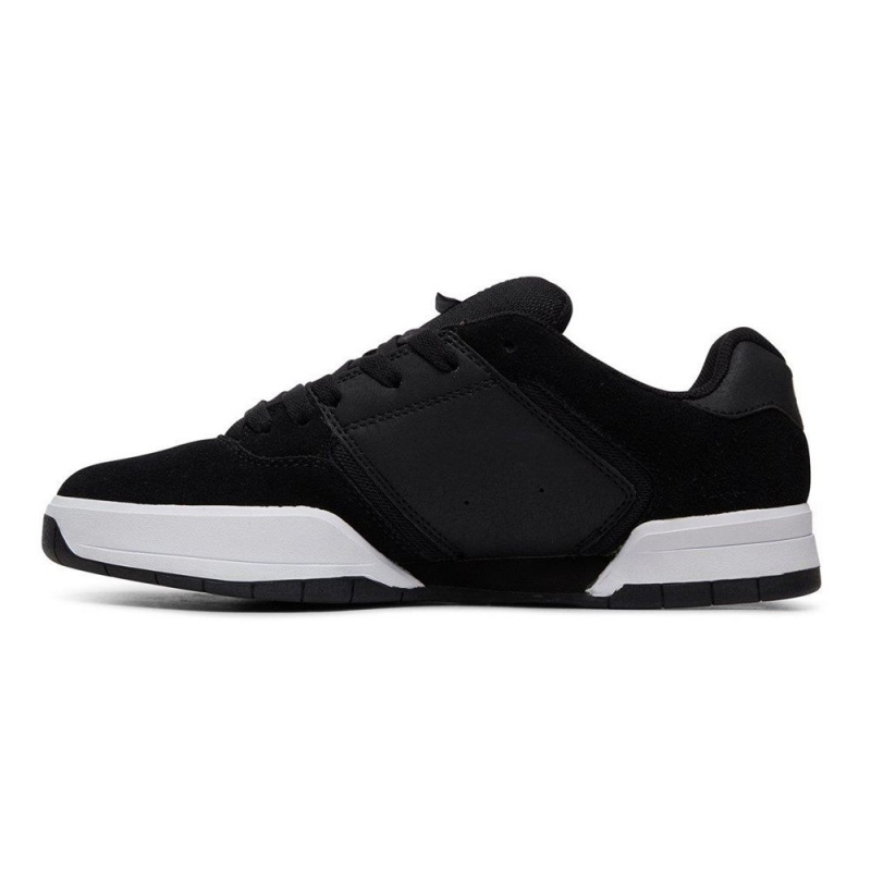 Zapatillas DC Shoes Central Hombre Negras Blancas | KOSF-48910