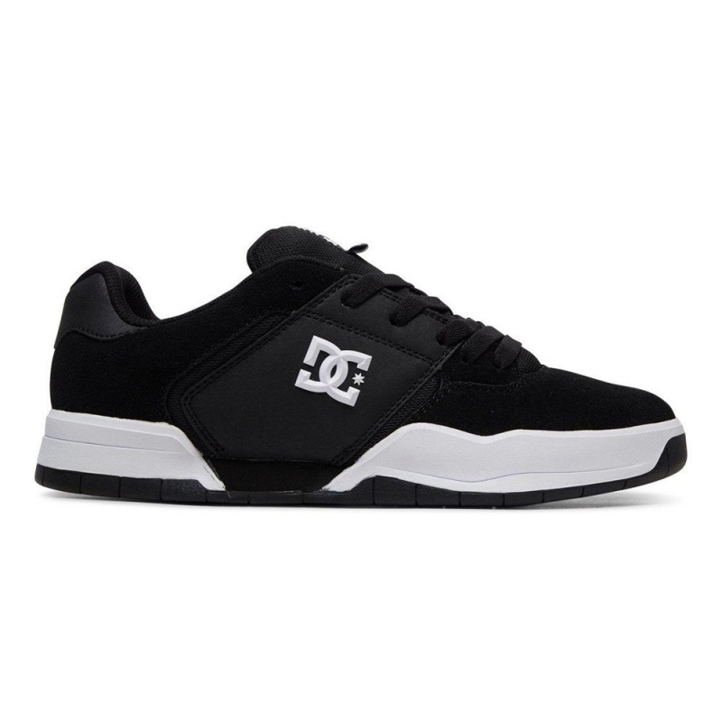 Zapatillas DC Shoes Central Hombre Negras Blancas | KOSF-48910