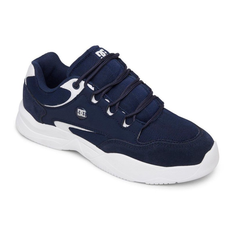 Zapatillas DC Shoes Decel Hombre Azul Marino Blancas | UZJH-43905