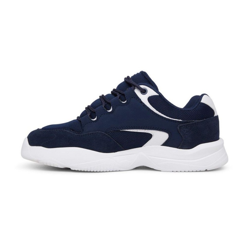 Zapatillas DC Shoes Decel Hombre Azul Marino Blancas | UZJH-43905