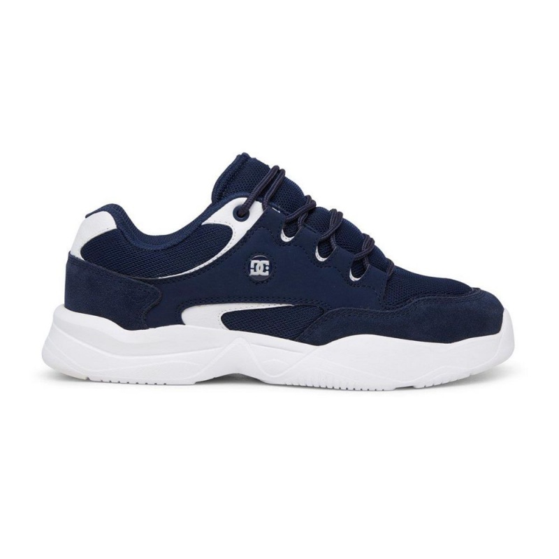 Zapatillas DC Shoes Decel Hombre Azul Marino Blancas | UZJH-43905