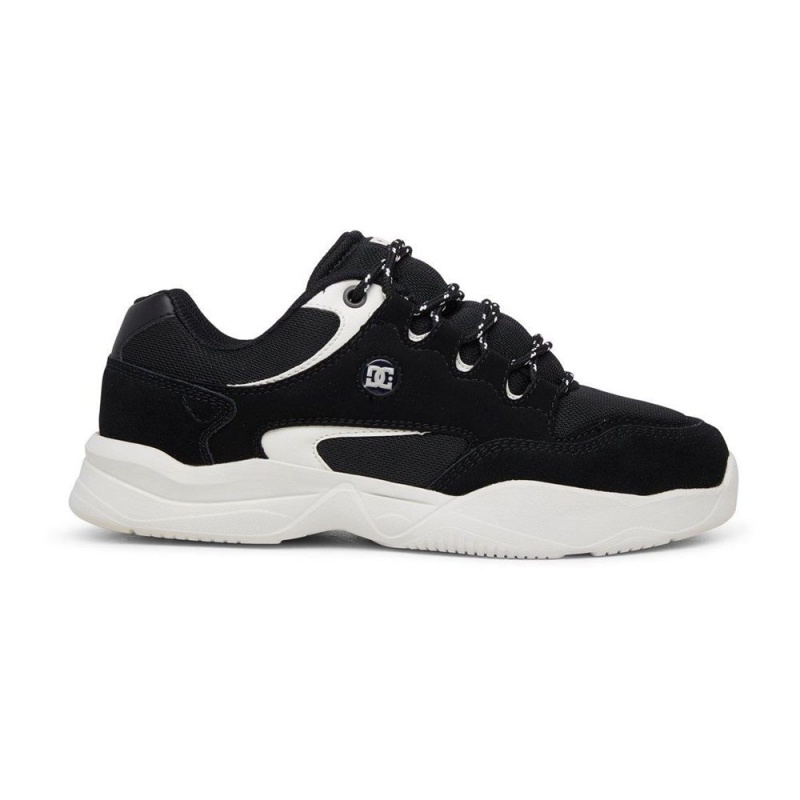 Zapatillas DC Shoes Decel Hombre Negras Blancas | NWMF-76391