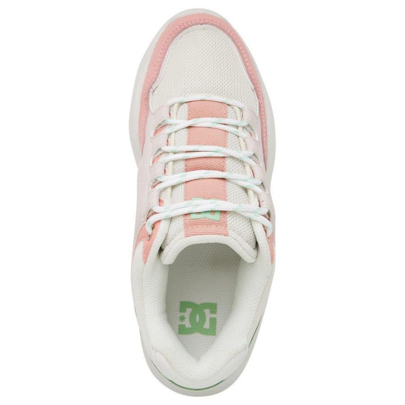 Zapatillas DC Shoes Decel Mujer Gris Rosas | IDQV-25084