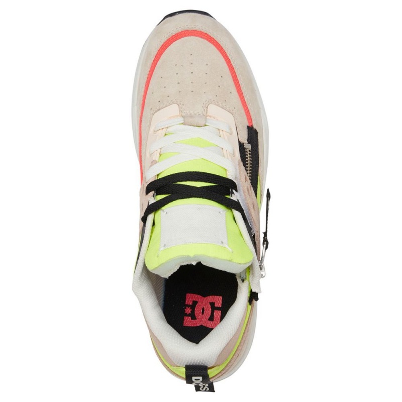 Zapatillas DC Shoes E.Tribeka Hombre Gris Amarillo | LDNK-17068