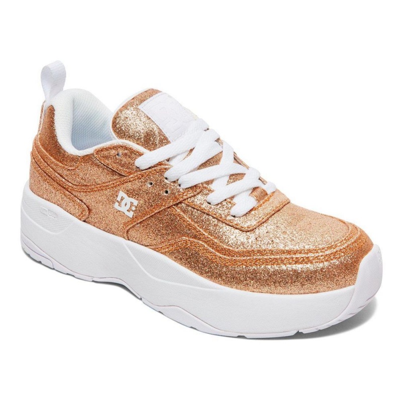 Zapatillas DC Shoes E.Tribeka Mujer Doradas | NHZL-43057