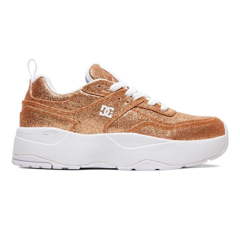 Zapatillas DC Shoes E.Tribeka Mujer Doradas | NHZL-43057