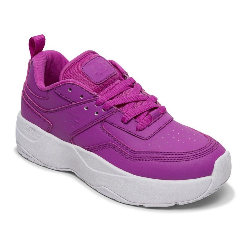 Zapatillas DC Shoes E.Tribeka Mujer Moradas | CTRN-38061