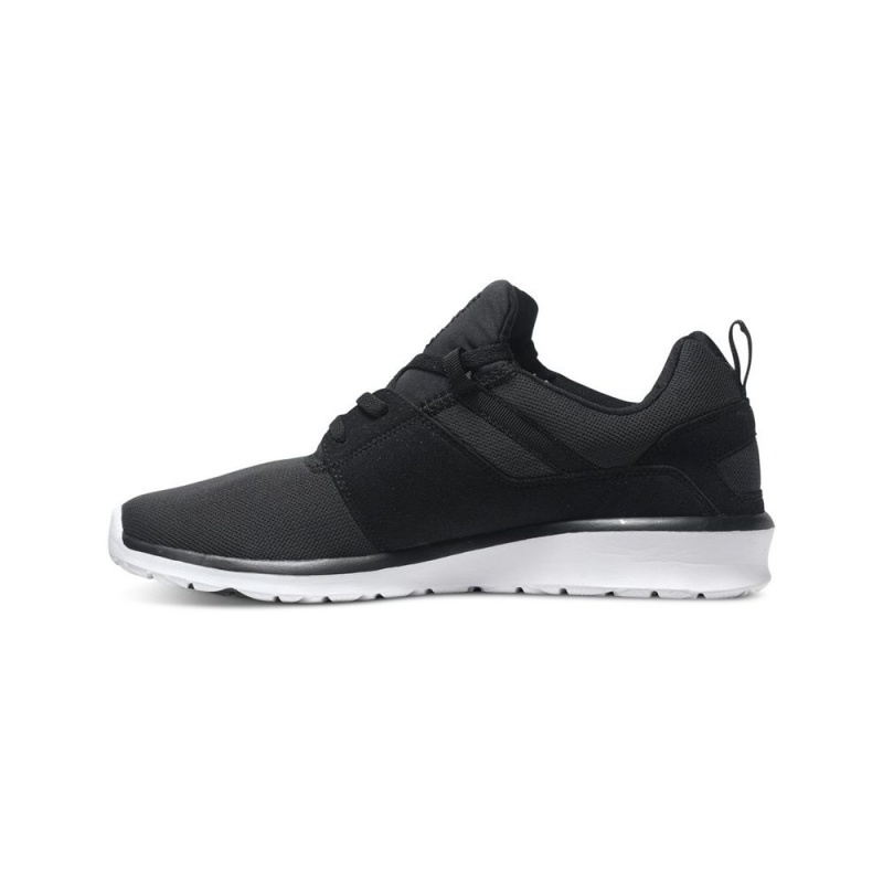 Zapatillas DC Shoes Heathrow Mujer Negras Blancas | HQXG-18645