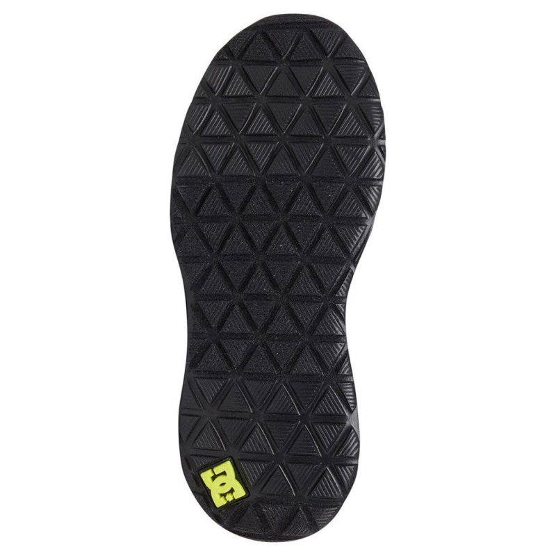 Zapatillas DC Shoes Heathrow Niños Negras Amarillo | DNSR-45980