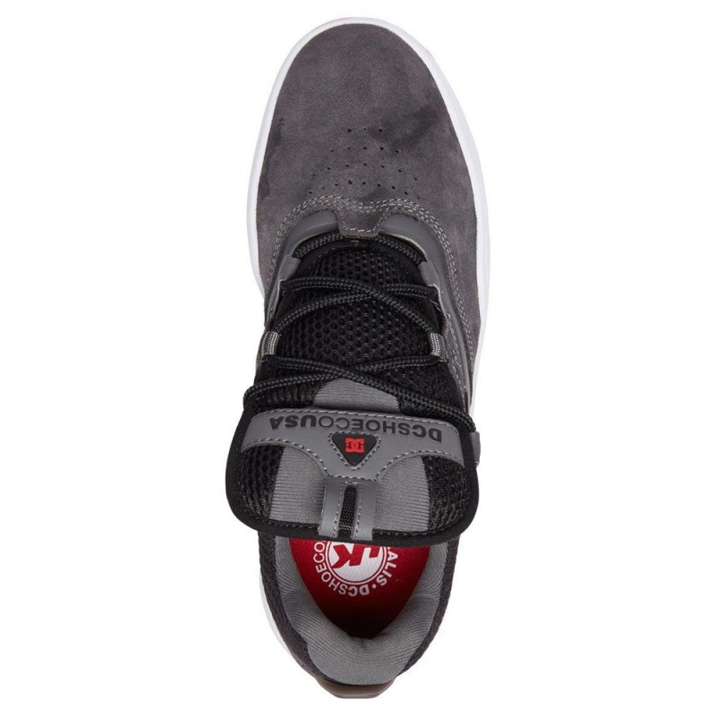 Zapatillas DC Shoes Kalis Hombre Gris Negras | HLJN-64312